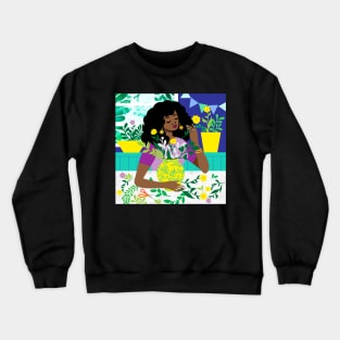 Flower Arrangement Crewneck Sweatshirt